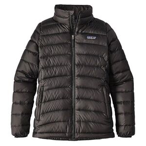 Patagonia down sweater kids size small 7-8 jacket girls boys black